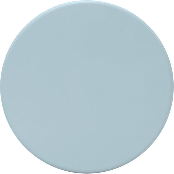 Meridian Furniture Anika Sculptural End Table with Geometric Open Frame for Modern Living and Bedroom Spaces Light Blue Iron 99026LtBlu-ET
