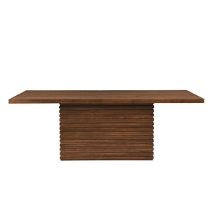 English Elm Christopher Knight Home® - Coad 84-Inch Rectangular Dining Table - Stylish Walnut Finish, Seats 6-8, Perfect For Any Space! N771P347115T_N771P347116T