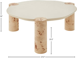 Thor Burl Coffee Table 99037-CT Meridian Furniture