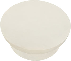 Meridian Furniture Avaya Art Deco Square Fiberglass Coffee Table for Indoor Outdoor Patio and Living Room Use Cream 40" W x 40" D x 16" H 99042Cream-CT
