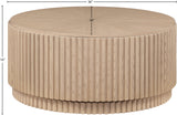 Ronin Natural Coffee Table 99055Oak-CT Meridian Furniture