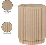 Ronin Natural End Table 99055Oak-ET Meridian Furniture