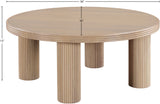 Hayden Natural Oak Coffee Table 99059Oak-CT Meridian Furniture