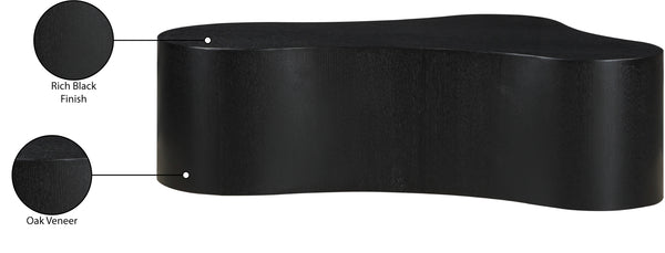 Zaire Black Coffee Table 99067Black-CT Meridian Furniture