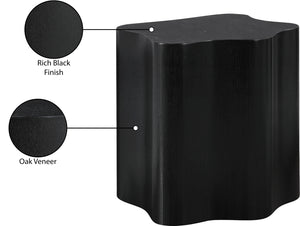 Zaire Black End Table 99067Black-ET Meridian Furniture