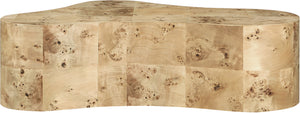 Zaire Burl Coffee Table 99067Burl-CT Meridian Furniture