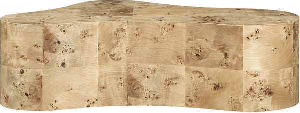 Zaire Burl Coffee Table 99067Burl-CT Meridian Furniture