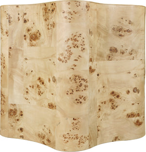 Zaire Burl End Table 99067Burl-ET Meridian Furniture