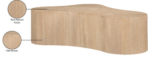 Zaire Natural Coffee Table 99067Oak-CT Meridian Furniture