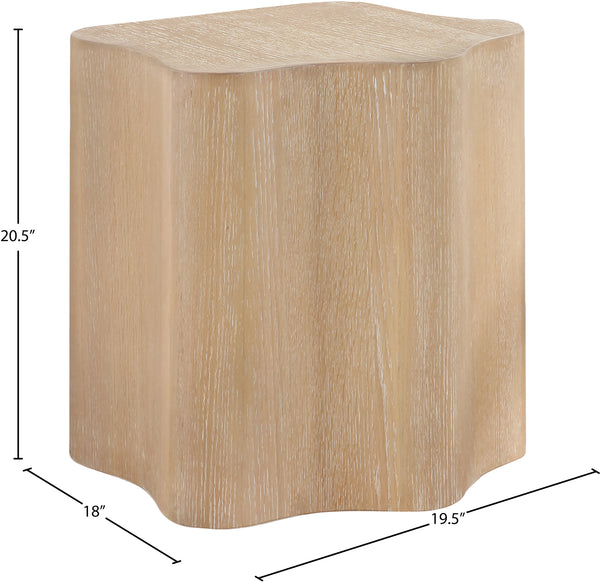 Zaire Natural End Table 99067Oak-ET Meridian Furniture