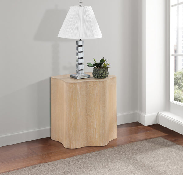 Zaire Natural End Table 99067Oak-ET Meridian Furniture