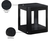 Reeves Black End Table 99068Black-ET Meridian Furniture