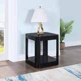 Reeves Black End Table 99068Black-ET Meridian Furniture