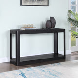 Reeves Black Console Table 99068Black-ST Meridian Furniture