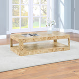 Reeves Burl Coffee Table 99068Burl-CT Meridian Furniture