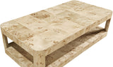 Reeves Burl Coffee Table 99068Burl-CT Meridian Furniture