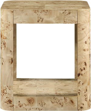 Reeves Burl End Table 99068Burl-ET Meridian Furniture