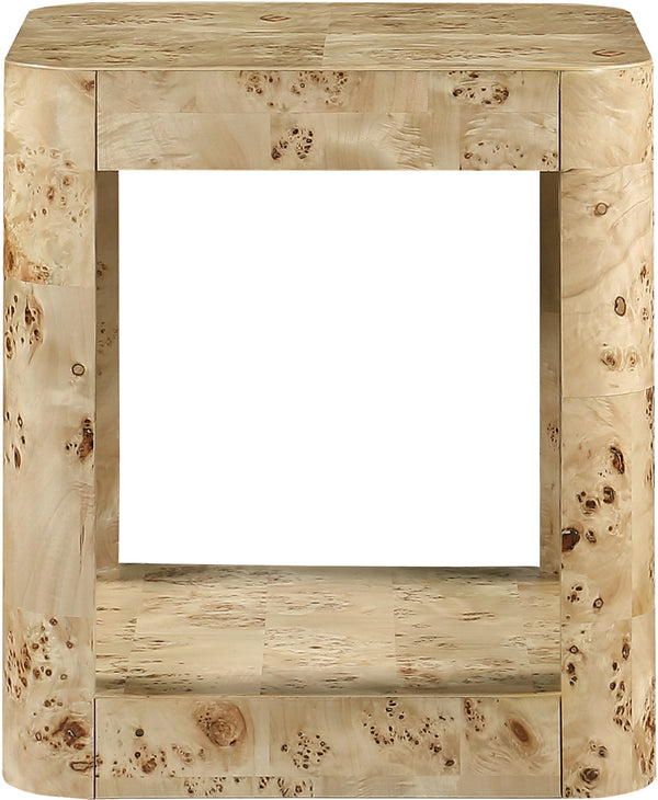 Reeves Burl End Table 99068Burl-ET Meridian Furniture