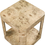 Reeves Burl End Table 99068Burl-ET Meridian Furniture