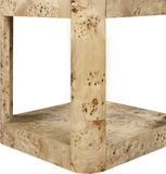 Reeves Burl End Table 99068Burl-ET Meridian Furniture