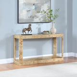 Reeves Burl Console Table 99068Burl-ST Meridian Furniture