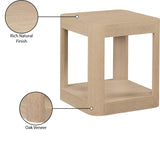 Reeves Natural End Table 99068Oak-ET Meridian Furniture