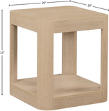 Reeves Natural End Table 99068Oak-ET Meridian Furniture