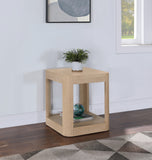 Reeves Natural End Table 99068Oak-ET Meridian Furniture