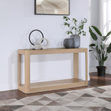 Reeves Natural Console Table 99068Oak-ST Meridian Furniture