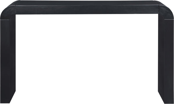 Meridian Furniture Toulon Oak Veneer Console Table Slim Contemporary Entryway Accent for Living Room Decor Black 99072Black-T