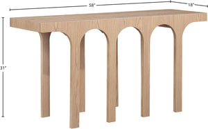 Westfield Natural Console Table 99075Oak-T Meridian Furniture