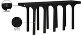 Westfield Black Console Table 99076Black-T Meridian Furniture