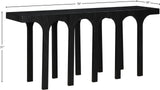 Westfield Black Console Table 99076Black-T Meridian Furniture