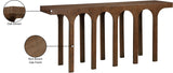 Westfield Brown Console Table 99076Brown-T Meridian Furniture