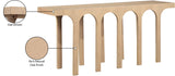 Westfield Natural Console Table 99076Oak-T Meridian Furniture