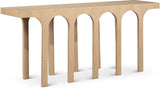 Westfield Natural Console Table 99076Oak-T Meridian Furniture