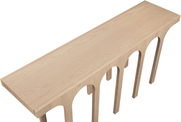 Westfield Natural Console Table 99076Oak-T Meridian Furniture