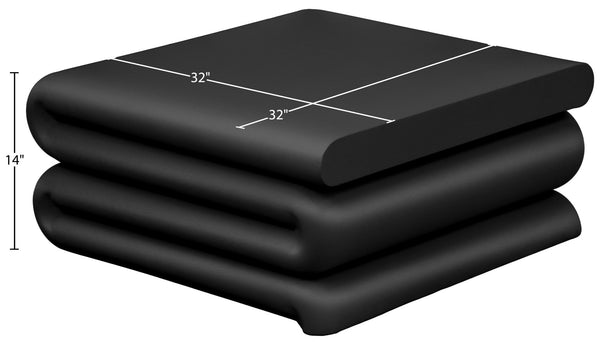 Meridian Furniture I Need to Find What's Common Across All Variants: Roland, Sculptural, Iron, Coffee Table, Powder Coated Matte Finish, Modern Living Room, Low Profile. Black 99079Black-CT