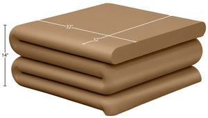 Meridian Furniture I Need to Find What's Common Across All Variants: Roland, Sculptural, Iron, Coffee Table, Powder Coated Matte Finish, Modern Living Room, Low Profile. Brown 99079Brown-CT