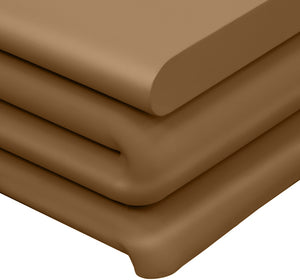 Meridian Furniture I Need to Find What's Common Across All Variants: Roland, Sculptural, Iron, Coffee Table, Powder Coated Matte Finish, Modern Living Room, Low Profile. Brown 99079Brown-CT