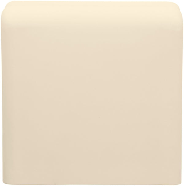 Meridian Furniture I Need to Find What's Common Across All Variants: Roland, Sculptural, Iron, Coffee Table, Powder Coated Matte Finish, Modern Living Room, Low Profile. Cream 99079Cream-CT