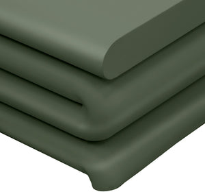 Meridian Furniture I Need to Find What's Common Across All Variants: Roland, Sculptural, Iron, Coffee Table, Powder Coated Matte Finish, Modern Living Room, Low Profile. Green 99079Green-CT