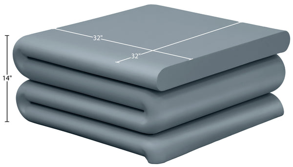 Meridian Furniture I Need to Find What's Common Across All Variants: Roland, Sculptural, Iron, Coffee Table, Powder Coated Matte Finish, Modern Living Room, Low Profile. Blue 99079LtBlu-CT