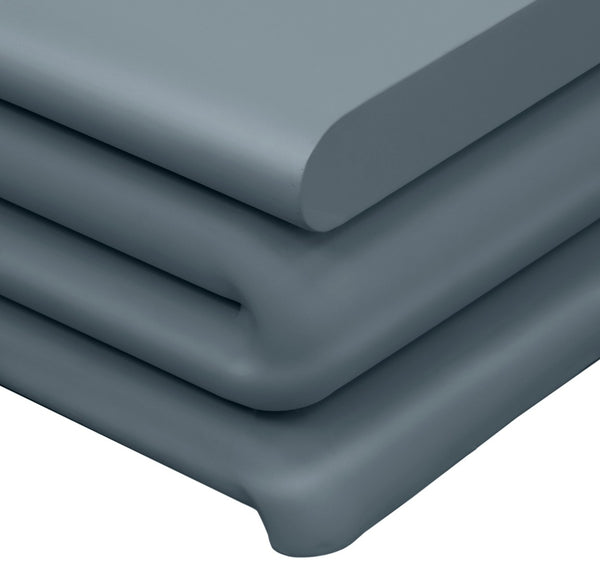 Meridian Furniture I Need to Find What's Common Across All Variants: Roland, Sculptural, Iron, Coffee Table, Powder Coated Matte Finish, Modern Living Room, Low Profile. Blue 99079LtBlu-CT