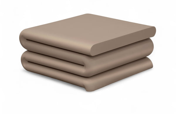 Meridian Furniture I Need to Find What's Common Across All Variants: Roland, Sculptural, Iron, Coffee Table, Powder Coated Matte Finish, Modern Living Room, Low Profile. Taupe 99079Taupe-CT