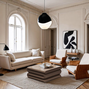 Meridian Furniture I Need to Find What's Common Across All Variants: Roland, Sculptural, Iron, Coffee Table, Powder Coated Matte Finish, Modern Living Room, Low Profile. Taupe 99079Taupe-CT