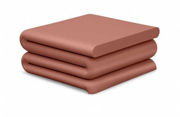 Meridian Furniture I Need to Find What's Common Across All Variants: Roland, Sculptural, Iron, Coffee Table, Powder Coated Matte Finish, Modern Living Room, Low Profile. Terracotta 99079Terracotta-CT