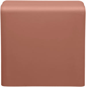 Meridian Furniture I Need to Find What's Common Across All Variants: Roland, Sculptural, Iron, Coffee Table, Powder Coated Matte Finish, Modern Living Room, Low Profile. Terracotta 99079Terracotta-CT