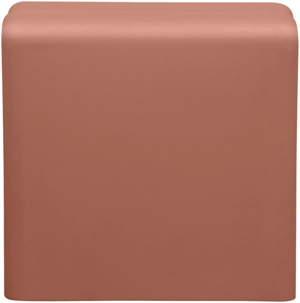 Meridian Furniture I Need to Find What's Common Across All Variants: Roland, Sculptural, Iron, Coffee Table, Powder Coated Matte Finish, Modern Living Room, Low Profile. Terracotta 99079Terracotta-CT