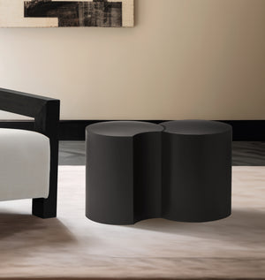 Dimple Black End Table 99081Black-2A Meridian Furniture